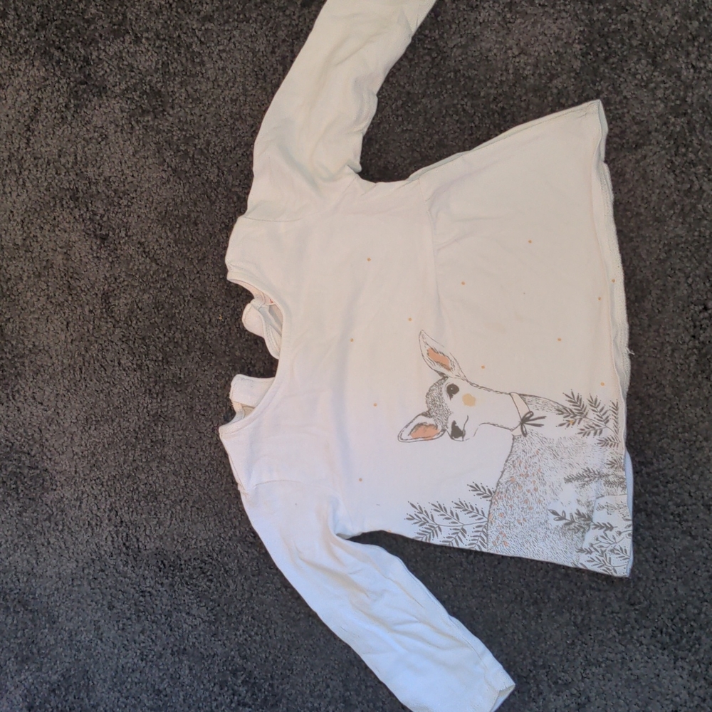 Zara deer long sleeve t shirt 6-9M